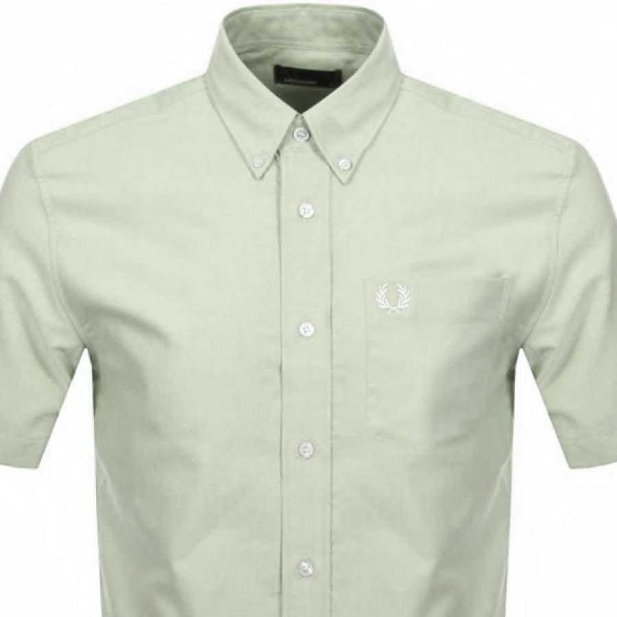 fred perry short sleeve shirt large